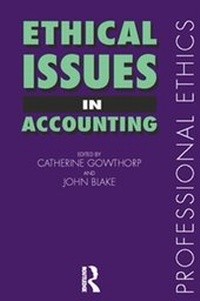 Enlarge image Cover: Ethical Issues in Accounting - Routledge