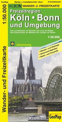 Abbildung von: Köln, Bonn und Umgebung - Wander- und Freizeitkarte - GeoMap