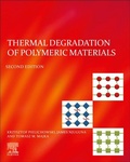 Cover: Thermal Degradation of Polymeric Materials - Elsevier