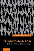 Cover: Personalized Law - Oxford University Press Inc