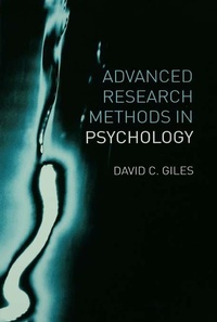 Enlarge image Cover: Advanced Research Methods in Psychology - Routledge