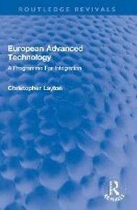 Enlarge image Cover: European Advanced Technology - Routledge