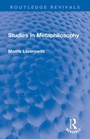 Cover: Studies in Metaphilosophy - Routledge