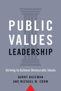 Enlarge image Cover: Public Values Leadership - Johns Hopkins University Press