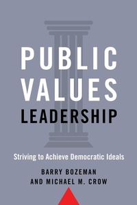 Enlarge image Cover: Public Values Leadership - Johns Hopkins University Press
