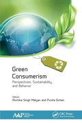 Cover: Green Consumerism: Perspectives, Sustainability, and Behavior - Apple Academic Press Inc.