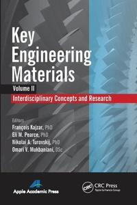 Enlarge image Cover: Key Engineering Materials, Volume 2 - Apple Academic Press Inc.