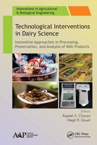 Enlarge image Cover: Technological Interventions in Dairy Science - Apple Academic Press Inc.