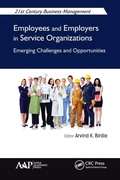 Cover: Employees and Employers in Service Organizations - Apple Academic Press Inc.