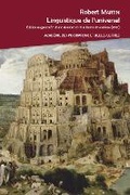Cover: Linguistique de l'universel - Academie des inscriptions et belles-lettres