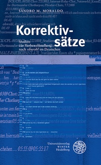 Abbildung von: Korrektivsätze - Universitätsverlag Winter