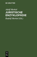 Cover: Juristische Enzyklop&auml;die - De Gruyter