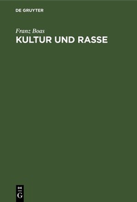 Enlarge image Cover: Kultur und Rasse - De Gruyter