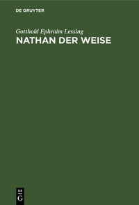 Enlarge image Cover: Nathan der Weise - De Gruyter