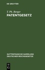 Cover: Patentgesetz - De Gruyter