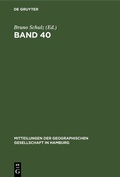Cover: Band 40 - De Gruyter