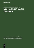 Cover: Von Ugarit nach Qumran - De Gruyter