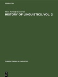 Cover: History of Linguistics, Vol. 2 - De Gruyter Mouton