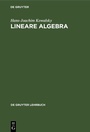 Cover: Lineare Algebra - De Gruyter