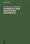Cover: Handbuch der deutschen Grammatik - De Gruyter