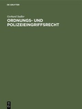 Bild: Ordnungs- und Polizeieingriffsrecht - De Gruyter