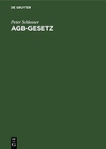 Cover: AGB-Gesetz - De Gruyter