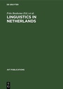 Cover: Linguistics in Netherlands - De Gruyter Mouton