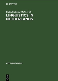 Enlarge image Cover: Linguistics in Netherlands - De Gruyter Mouton