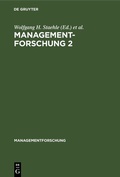 Cover: Managementforschung 2 - De Gruyter
