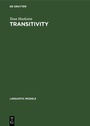 Cover: Transitivity - De Gruyter
