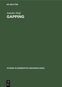 Cover: Gapping - De Gruyter Mouton