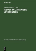 Cover: Issues in Japanese Linguistics - De Gruyter Mouton