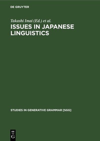 Enlarge image Cover: Issues in Japanese Linguistics - De Gruyter Mouton