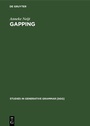 Cover: Gapping - De Gruyter Mouton