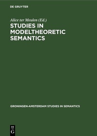 Enlarge image Cover: Studies in Modeltheoretic Semantics - De Gruyter