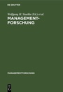 Cover: Managementforschung - De Gruyter