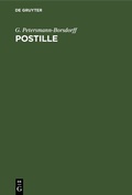 Cover: Postille - De Gruyter