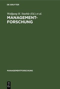 Cover: Managementforschung - De Gruyter