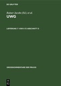 Cover: Vor § 13 Abschnitt D - De Gruyter
