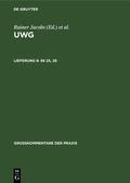 Abbildung von: §§ 25, 26 - De Gruyter