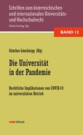 Cover: Die Universit&auml;t in der Pandemie - &Ouml;GB Verlag
