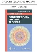 Cover: Contemporary Abstract Algebra - Chapman & Hall/CRC