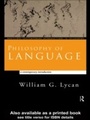 Cover: Philosophy of Language - Routledge