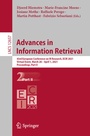 Cover: Advances in Information Retrieval - Springer