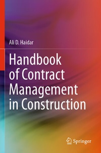 Abbildung von: Handbook of Contract Management in Construction - Springer