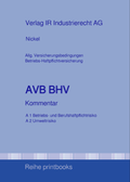 Cover: AVB BHV Kommentar - IR Industrierecht