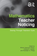 Cover: Mathematics Teacher Noticing - Routledge
