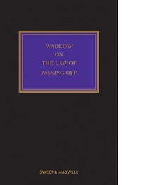 Abbildung von: Wadlow on the Law of Passing-Off - Sweet & Maxwell