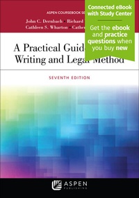 Enlarge image Cover: Practical Guide to Legal Writing and Legal Method - Aspen Publishing