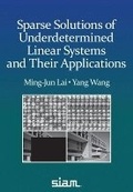 Cover: Sparse Solutions of Underdetermined Linear Systems - Society for Industrial & Applied Mathematics,U.S.